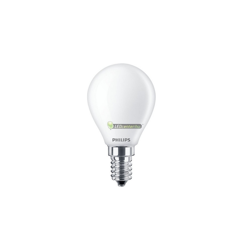 Philips-CorePro-6-5w-60w-kisgomb-E14.jpg PHILIPS CorePro 6,5W E14 FR LED kisgömb, hidegfehér