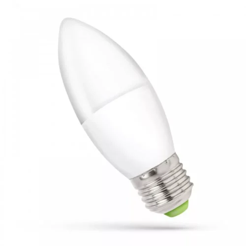 SpectrumLED 6W E27 LED gyertya izzó, természetes fehér