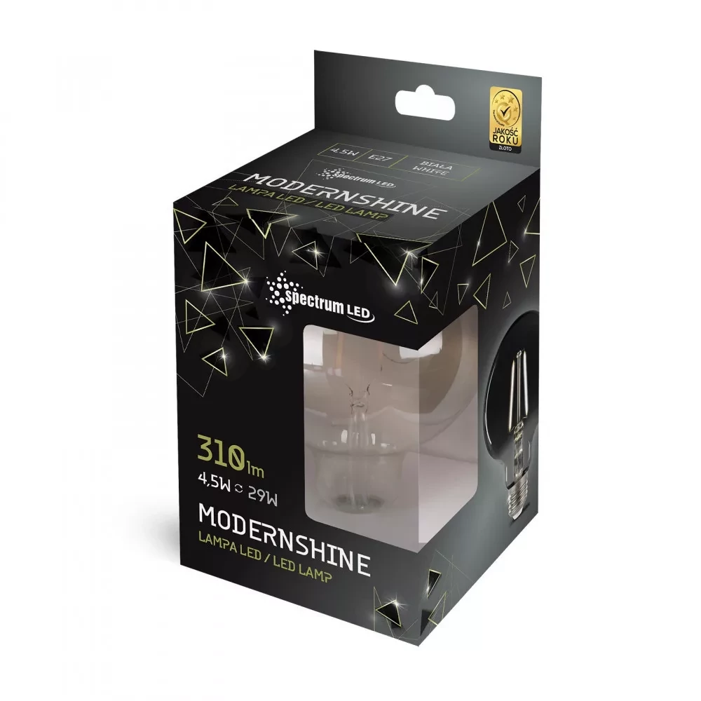 WOJ14470_1.webp Modernshine G95 izzó 4,5W E27 nagygömb dekor fényforrás SpectrumLED