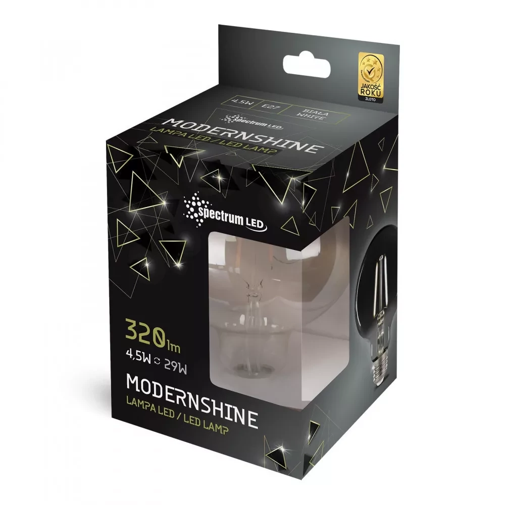 LED E27 nagygömb 230V 4,5W COG NW Modernshine izzó WOJ14471