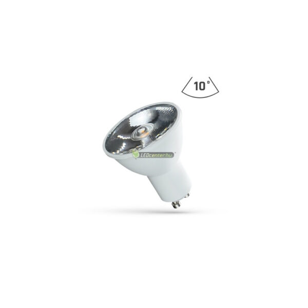 SpectrumLED 6W GU10 LED szpot melegfehér 3000K, 10° 400 lm