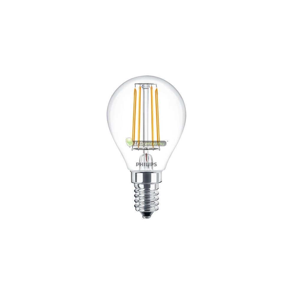 PHILIPS CorePro 4,3W E14 CL P45 LED kisgömb izzó, természetes fehér