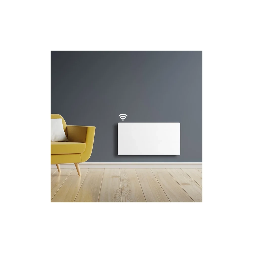 cp1_white_wall_wifi.webp BVF CP1 WiFi elektromos fűtőpanel, 1000W, fehér