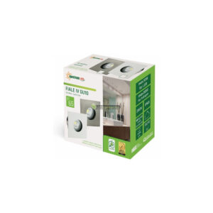 SpectrumLED FIALE IV GU10 IP65 fix lámpatest, négyzet fehér SLIP001007