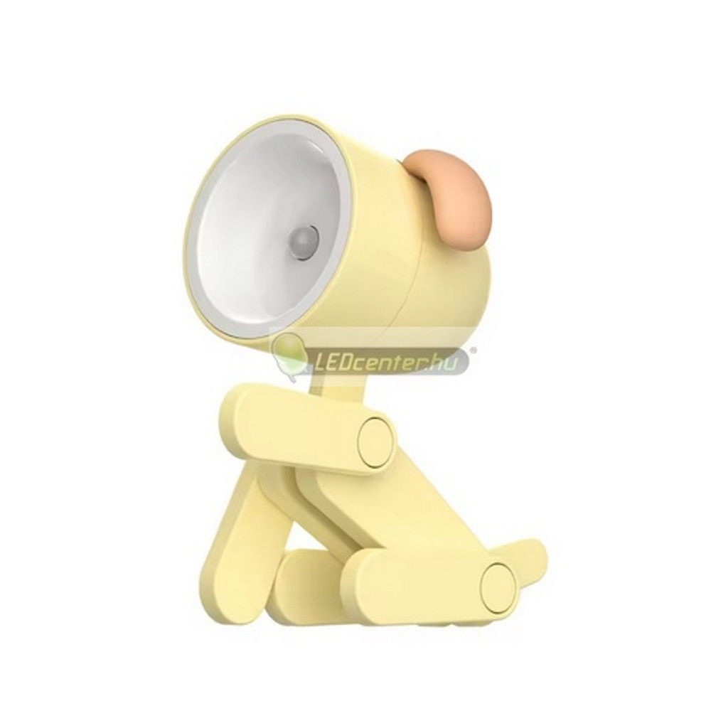kutya-lampa-sarga-2.jpg Bodri sárga kutya elemes asztali és éjjeli gyereklámpa