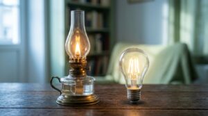 Petróleumlámpától a LED világításig