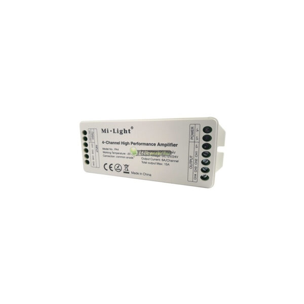 MiLight-MiBoxer PA5 RGBW jelerősítő, DC12-24V, 180-360W