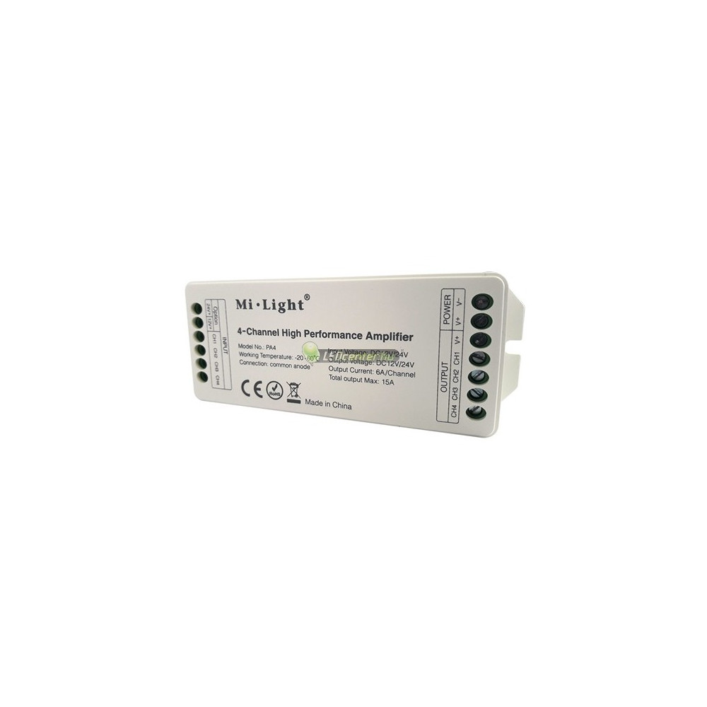 MiLight-MiBoxer PA5 RGBW jelerősítő, DC12-24V, 180-360W