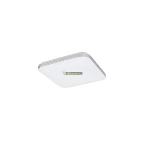 Rábalux OSCAR 71180 LED 18W fehér/króm négyzet mennyezeti lámpa, csillagos effekt, term.fehér 5évG