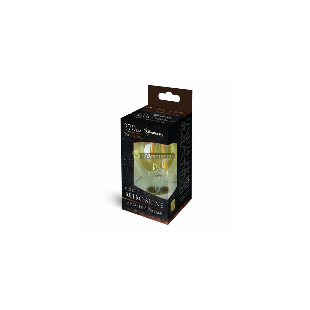 retro_shine_extra_melegfeher_2300k_2w_e27_korte_60mm_doboz.jpg Retro LED körte E27 2W 2300K extra melegfehér SpectrumLED doboz