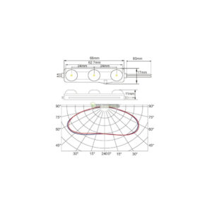 smd2835-led-modul-5evG.jpg LED modul, 3 EPISTAR SMD5730 LED, DC12V, 1,2W, IP68 hidegfehér 5 év garancia